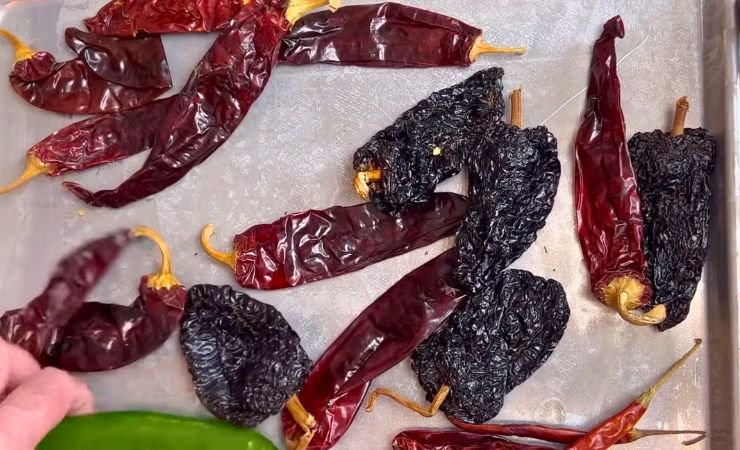 1. Prep and Roast the Chilies