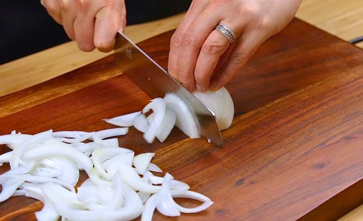 Prepare the Potatoes and Onion