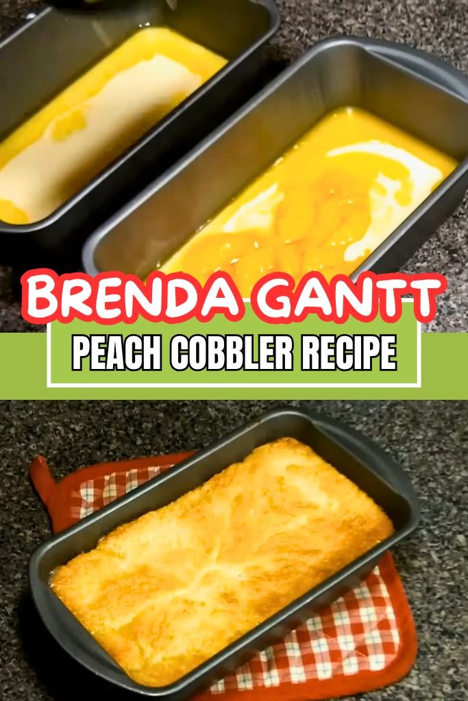 Brenda Gantt Peach Cobbler Recipe Pin