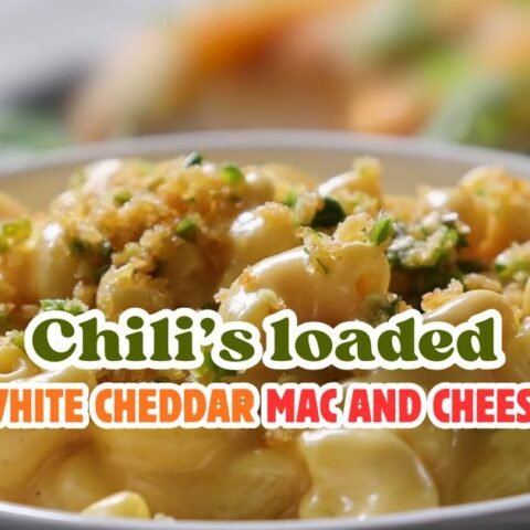Chili’s loaded white cheddar Mac and Cheese