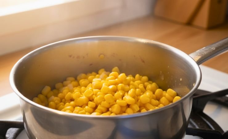 Add the Corn and Seasonings