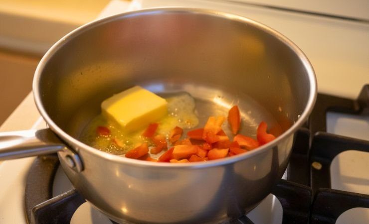 Cook the Red Bell Pepper