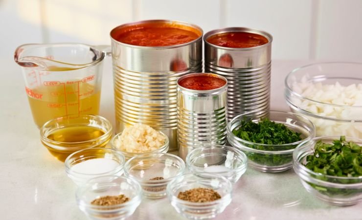 What ingredients are in Chef Boyardee spaghetti sauce