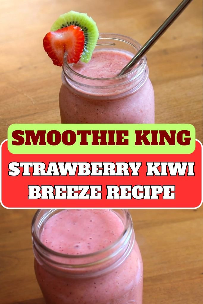 Smoothie King Strawberry Kiwi Breeze