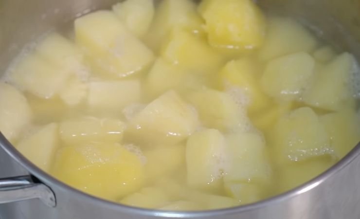 Boil the potatoes