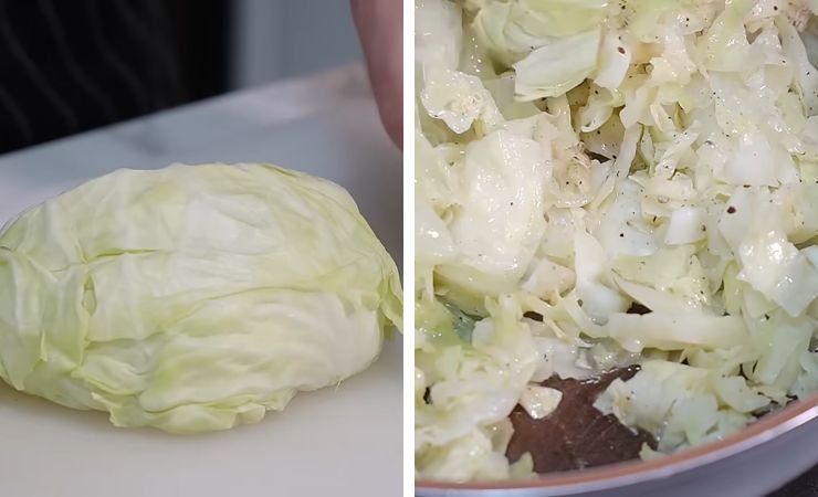 Cook the cabbage