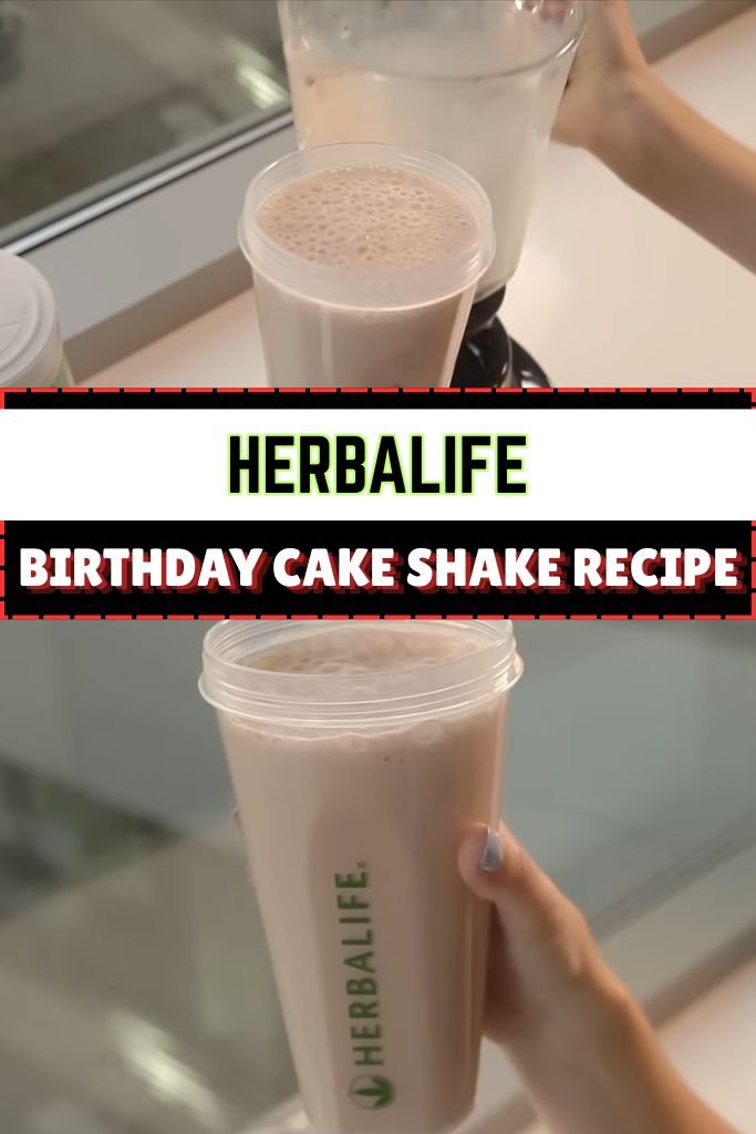 Herbalife Birthday Cake Shake
