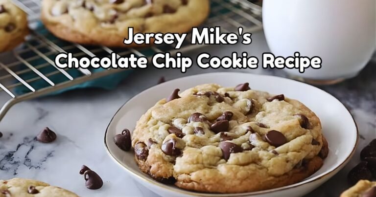 Jersey Mike’s Chocolate Chip Cookies Recipe (Copycat)