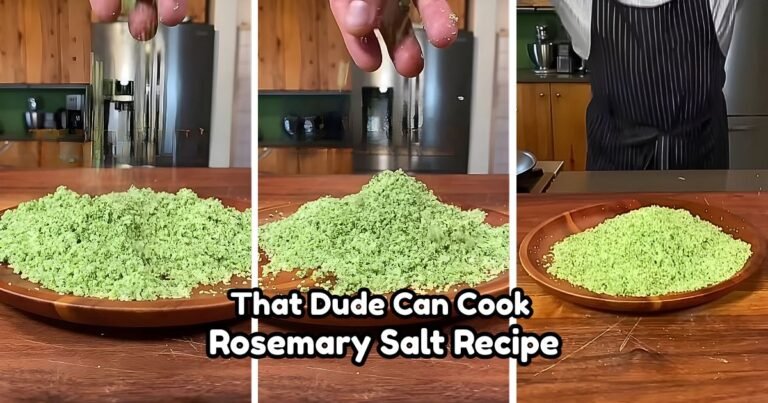 That Dude Can Cook Rosemary Salt Recipe
