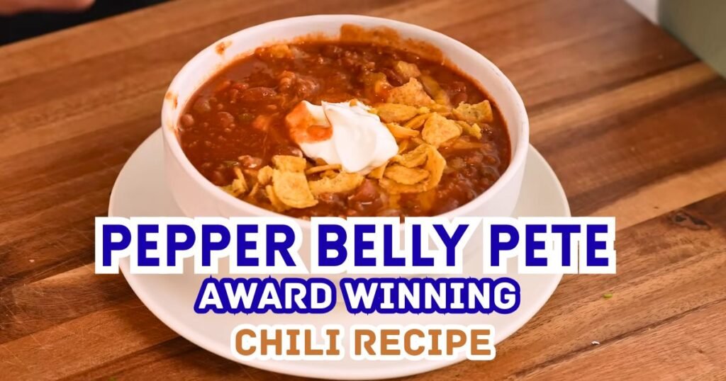 Pepper Belly Pete Award Winning Chili Recipe