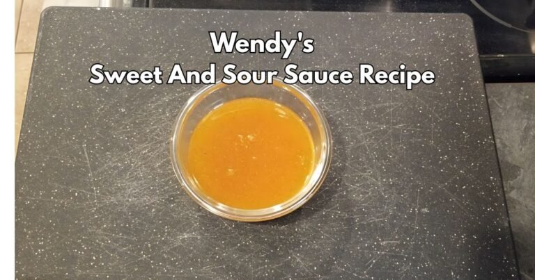 Wendy's Sweet And Sour Sauce Recipe
