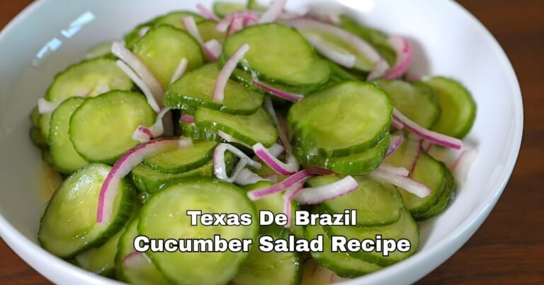 Texas De Brazil Cucumber Salad Recipe