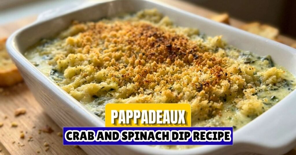 Pappadeaux Crab and Spinach Dip Recipe