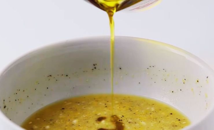 Stream in the oil